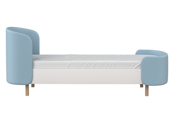 Кровать подростковая KIDI Soft размер L (голубой) — изображение 2