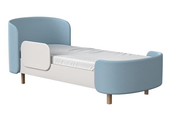 Кровать подростковая KIDI Soft размер L (голубой) — изображение 3