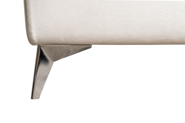 Кровать Siena без мех.велюр кремовый Colt1008 199*222*116см — изображение 3