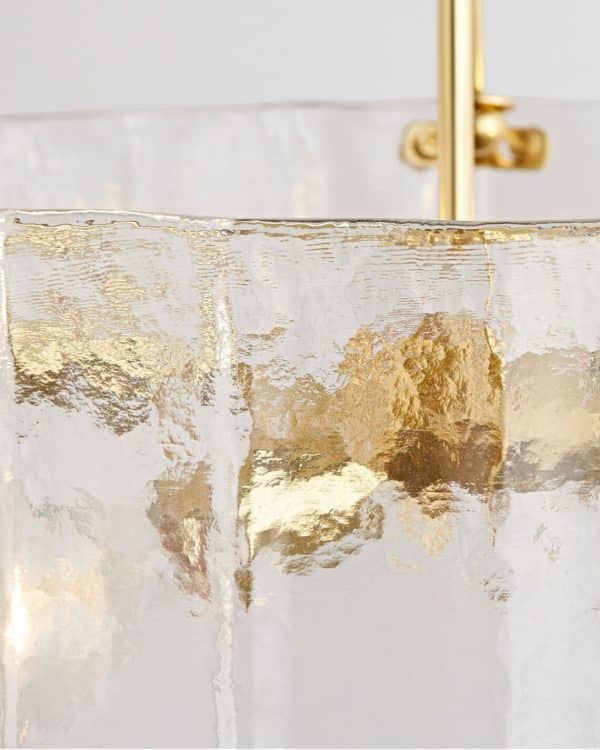 Круглая золотая люстра “Норидж” — изображение 4