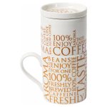 Кружка "Кофе на одного 100% белый"