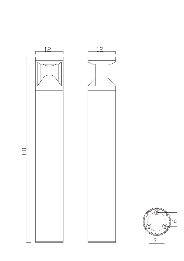 Ландшафтный светильник Arte Lamp ISTANBUL A6471PA-1BK — изображение 3