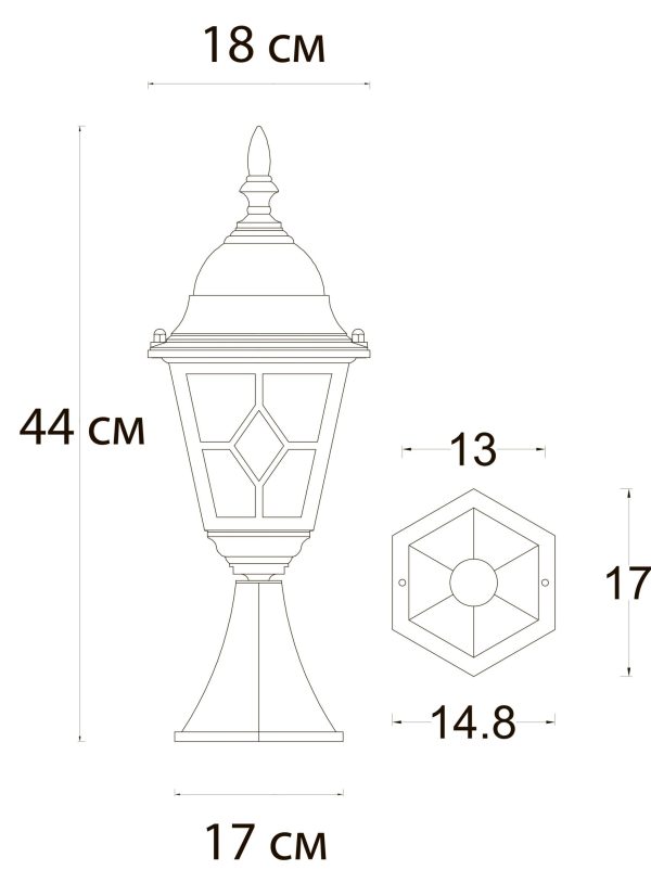 landshaftnyj-svetilnik-arte-lamp-madrid-a1541fn-1bn-1 Ландшафтный светильник Arte Lamp MADRID A1541FN-1BN — изображение 2