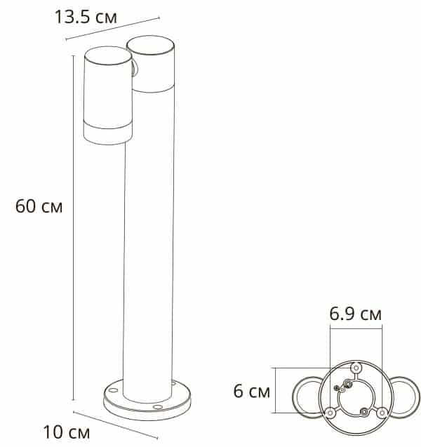 Ландшафтный светильник Arte Lamp MISTERO A3302PA-1BK — изображение 3