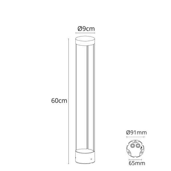 Ландшафтный светильник Arte Lamp NEW YORK A1660PA-1BK — изображение 3