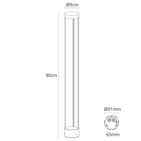 Ландшафтный светильник Arte Lamp NEW YORK A1680PA-1BK — изображение 3