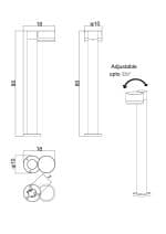 Ландшафтный светильник Arte Lamp NUNKI A1910PA-1BK — изображение 4