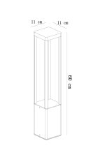 Ландшафтный светильник Arte Lamp PHERKAD A2726PA-1BK — изображение 4