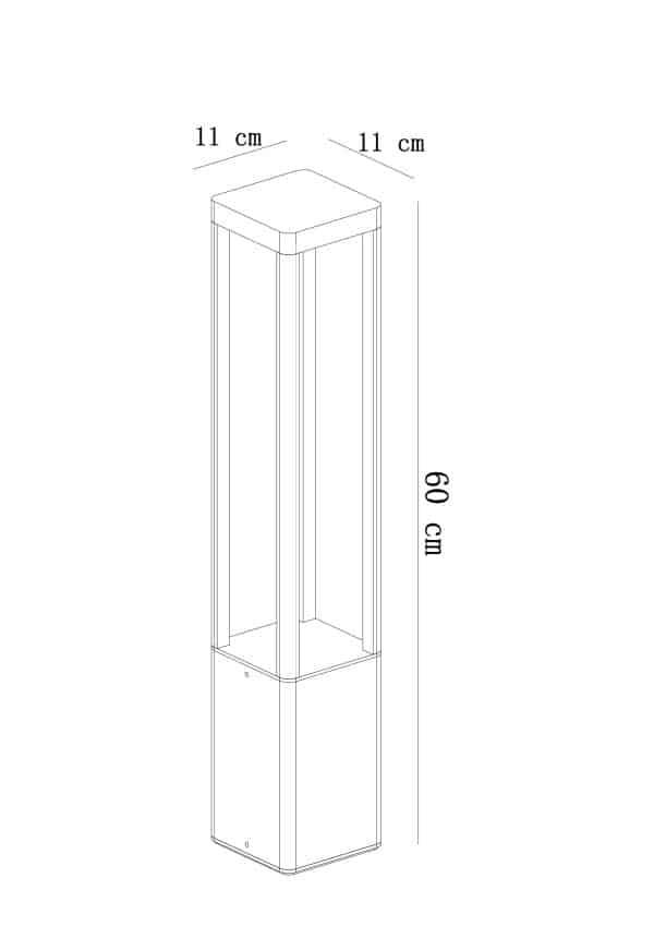 Ландшафтный светильник Arte Lamp PHERKAD A2726PA-1BK — изображение 4