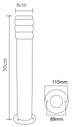 Ландшафтный светильник Arte Lamp PORTICA A8381PA-1SS — изображение 4