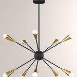 Люстра "Джейкоб" brass black