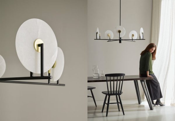 Люстра Erto 5L с алебастровыми дисками 1096/25 — изображение 2