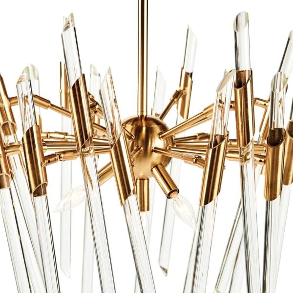 Люстра "Гренада"  gold — изображение 4