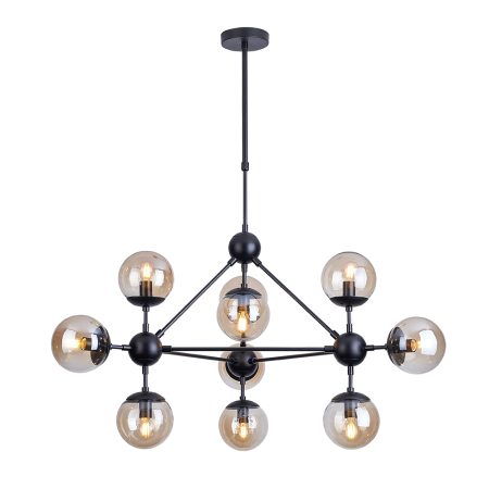 Люстра на штанге Arte Lamp BOLLA A1664SP-10BK
