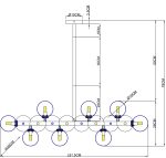 Люстра на штанге Arte Lamp BOLLA-PICCOLO A3988SP-16AB — изображение 4