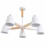 Люстра на штанге Arte Lamp OSCAR A7141PL-5WH