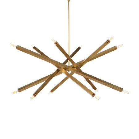 Люстра "Пэрис" латунь