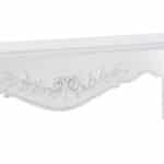 Полка декоративная белая с декором