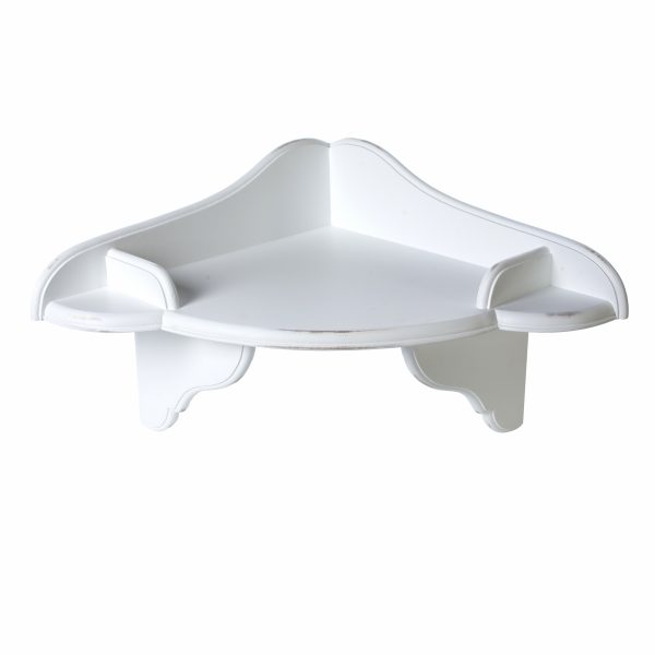 Полка декоративная угловая белая — изображение 3