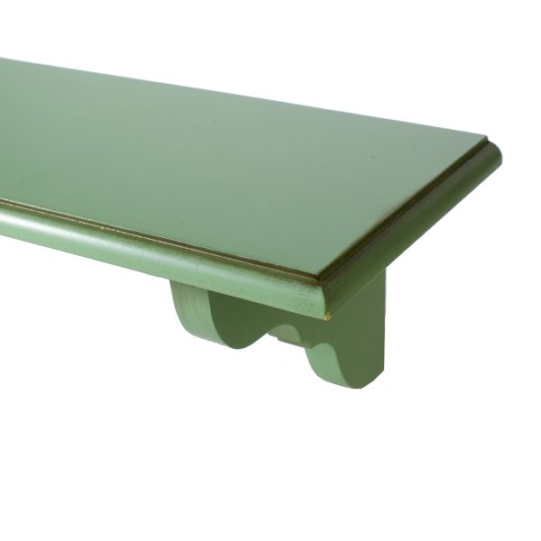 Полка декоративная зеленая — изображение 3