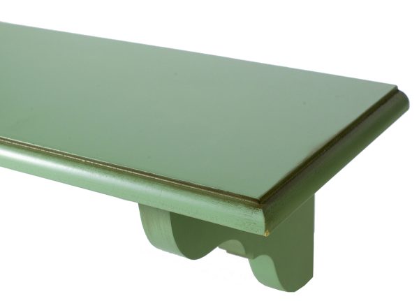 Полка декоративная зеленая — изображение 4