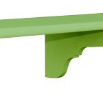 Полка декоративная зеленая