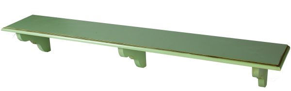 Полка декоративная зеленая — изображение 3