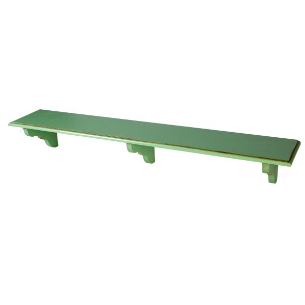Полка декоративная зеленая — изображение 2
