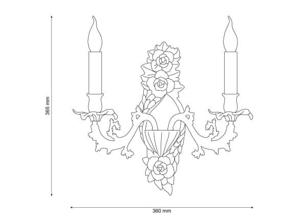 Lucia Tucci FIRENZE W1780.2 antique gold — изображение 3