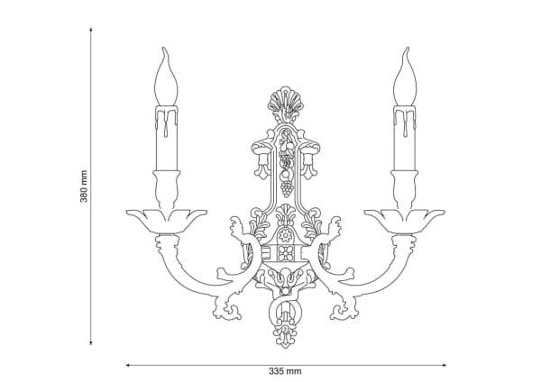 Lucia Tucci FIRENZE W1781.2 antique gold — изображение 3