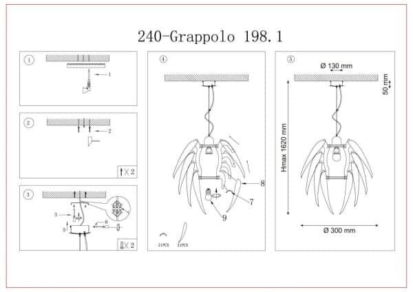 Lucia Tucci Grappolo 198.1 bianco — изображение 3