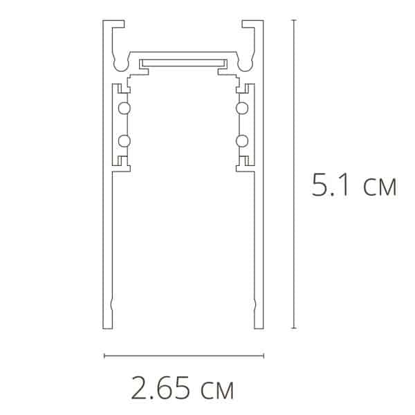 Магнитный шинопровод Arte Lamp LINEA-ACCESSORIES A460106 — изображение 2