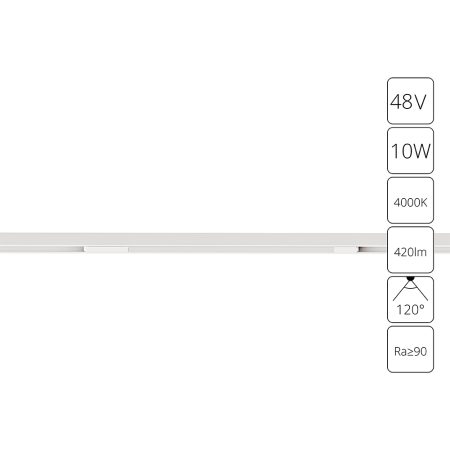 Магнитный трековый светильник Arte Lamp OPTIMA A7263PL-1WH
