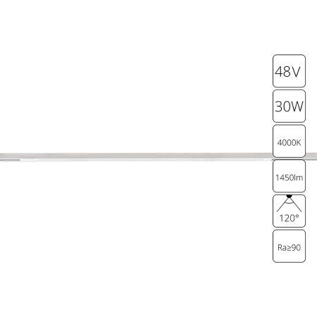 Магнитный трековый светильник Arte Lamp OPTIMA A7265PL-1WH