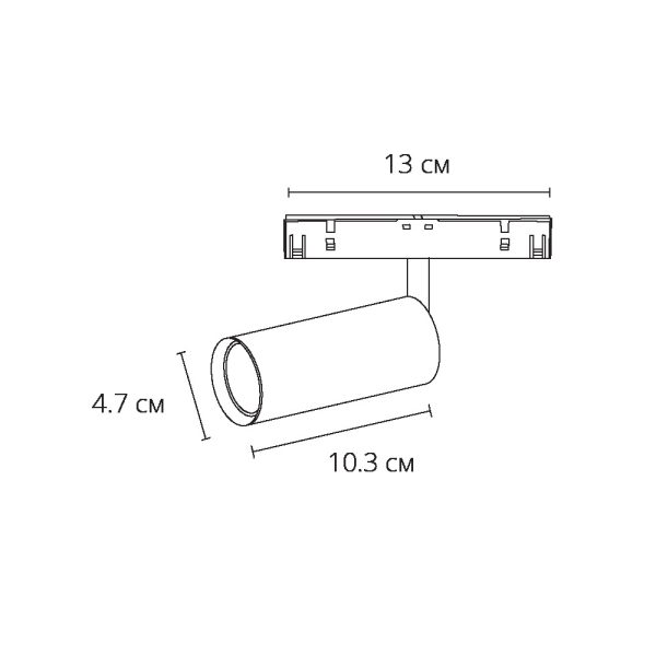 Магнитный трековый светильник Arte Lamp OPTIMA A7280PL-1BK — изображение 3