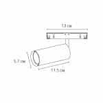 Магнитный трековый светильник Arte Lamp OPTIMA A7281PL-1WH — изображение 4