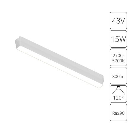 Магнитный трековый светильник Arte Lamp RAPID SMART A2968PL-1WH