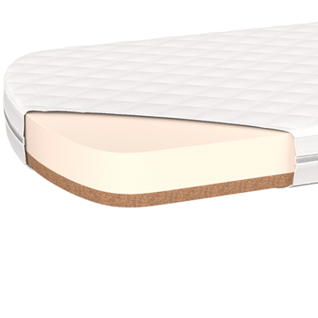 Матрас для кровати KIDI soft от 3 до 7 лет кокос/eco-foam 12 см (67*167 см)
