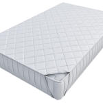 Наматрасник сатиновый защитный на резинках 90 см