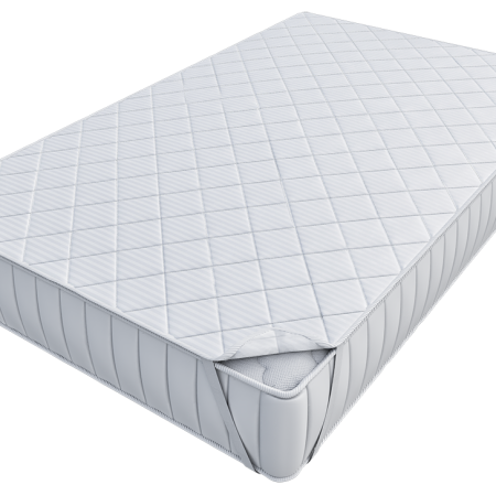 Наматрасник сатиновый защитный на резинках 90 см