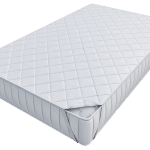 Наматрасник сатиновый защитный на резинках 80 см