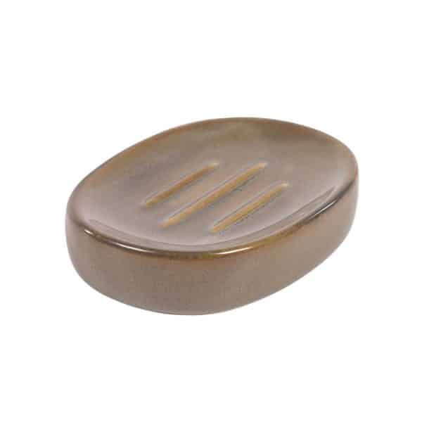 Мыльница керамическая Berdolina коричневая Мыльница керамическая Berdolina коричневая