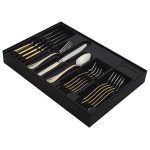 Набор десертных приборов FLORENCE GOLD 18 шт