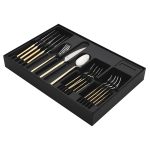 Набор десертных приборов MILANO GOLD 18 шт