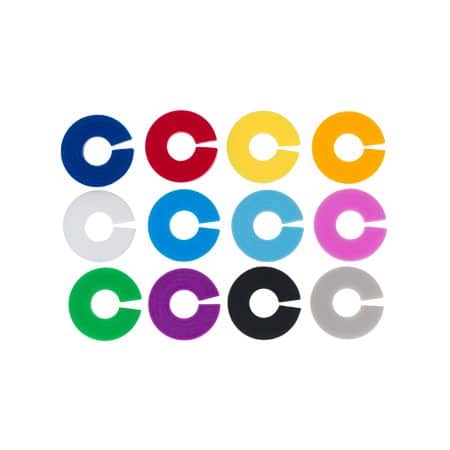 Набор из 12 круглых маркеров на бокалы