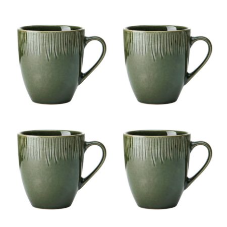 Набор из 4 кружек Mikasa Jardin GREEN