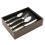 Набор столовых приборов FLORENCE GOLD 24 шт