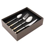 Набор столовых приборов MILANO GOLD 24 шт