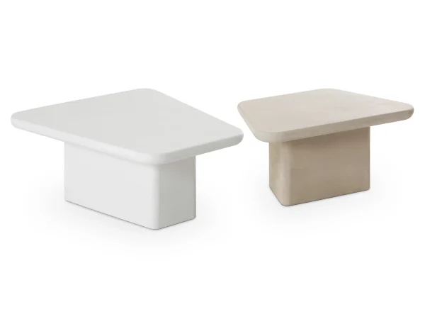 nabor-zhurnalnyh-stolikov-beto-3 Набор журнальных столиков Beto белый, бежевый — изображение 4