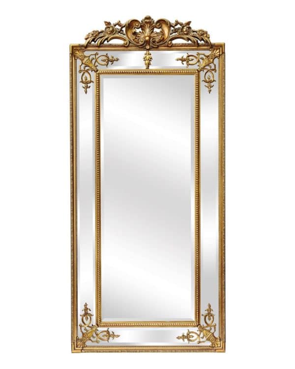 Напольное зерало "Пабло" 14C. Gold/14